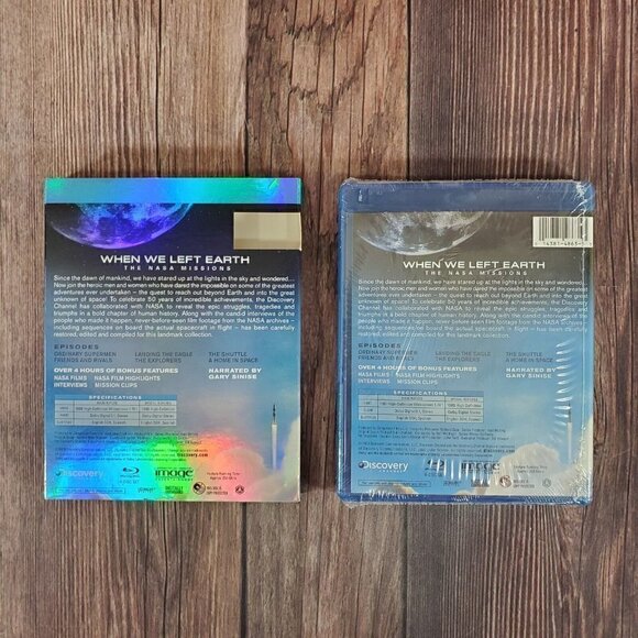 When We Left Earth: The NASA Missions Blu-Ray Disc, 2008, 4-Disc Set. - Picture 2 of 10